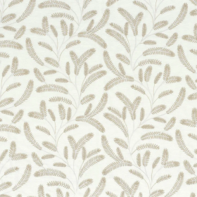 Tissu brodé Borboletta lin Camengo | Artapisserie.fr