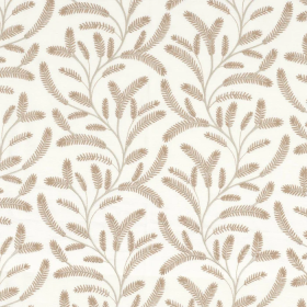 Tissu brodé Borboletta nude Camengo | Artapisserie.fr