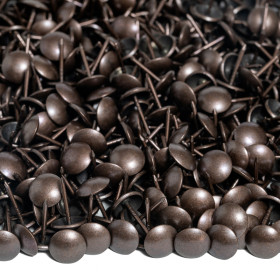 1000 clous tapissier marron cuivré lentille Ø11 mm | artapisserie.fr