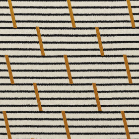 Tissu à rayures Storia ocre Camengo | Artapisserie.fr