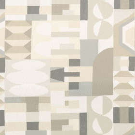 Tissu géométrique Astratto lin Camengo | Artapisserie.fr