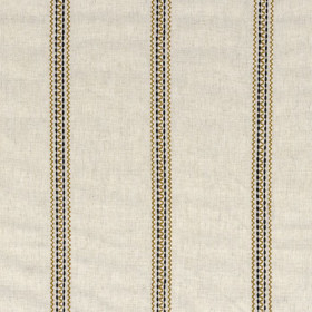 Tissu à rayures Scoperta épice Camengo | Artapisserie.fr