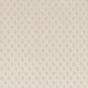 Tissu damier Scacchiera milk Camengo | Artapisserie.fr