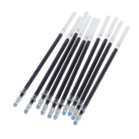 10 recharges noire stylo effaçable à la chaleur - pack recharge éco
