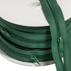 Fermeture à glissière 5 mm vert - rouleau de 25 mètres | Artapisser...