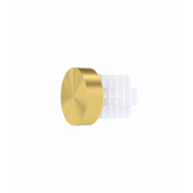 Embout bouchon Ø20 mm Décor Laiton Mat lot de 2  | Artapisserie.fr