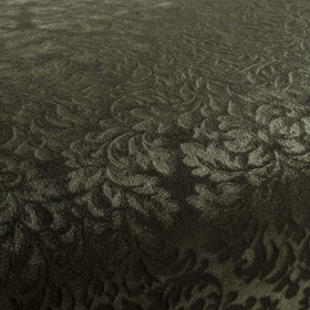 Tissu velours frappé Callas vert JAB Tissu velours frappé Callas vert JAB| Artapisserie.fr