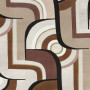 Tissu imprimé Chicago terre de sienne Camengo | Artapisserie.fr