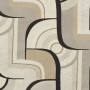 Tissu imprimé Chicago réglisse Camengo | Artapisserie.fr