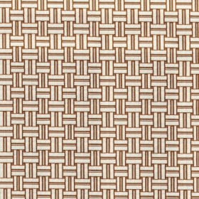 Tissu géométrique Illinois cuivre Camengo | Artapisserie.fr