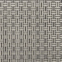 Tissu géométrique Illinois black & white Camengo | Artapisserie.fr