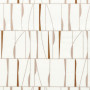 Tissu brodé Souffle de Vitrail nude Camengo | Artapisserie.fr