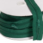 Fermeture à glissière 5 mm vert foncé - rouleau de 25 mètres