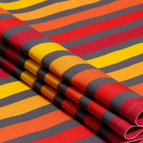 Toile transat rayée, pour les chilienne et bain de soleil extérieur