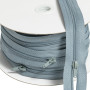 Fermeture à glissière 5 mm gris plomb - rouleau de 25 mètres