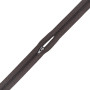 Fermeture à glissière 5 mm marron - au mètre