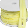 Fermeture à glissière 5 mm jaune - rouleau de 25 mètres