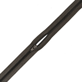 Fermeture à glissière 5 mm mocca - au mètre Fermeture à glissière 5 mm mocca - au mètre | Artapisserie.fr