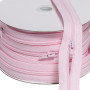 Fermeture à glissière 5 mm rose - rouleau de 25 mètres