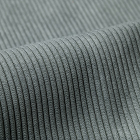 Tissu velours côtelé Freyja bleu gris Didier Dassonville | artapisserie.fr