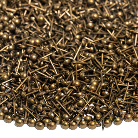1000 clous tapissier laiton vieilli Ø4,5 mm | artapisserie.fr
