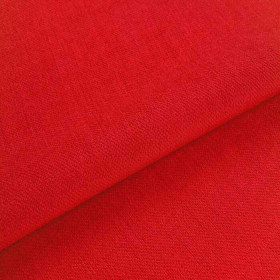 Tissu velours Amara vermillon Casal |  Artapisserie.fr