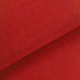 Tissu velours Amara rouge Casal |  Artapisserie.fr