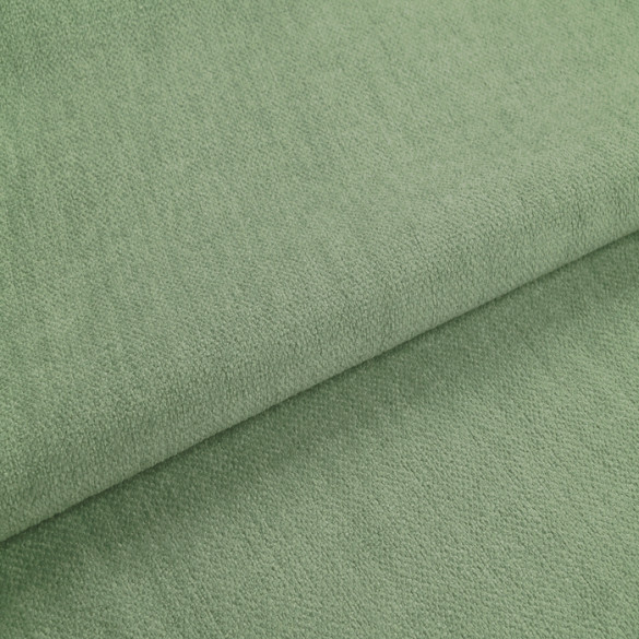 Tissu velours Amara tilleul Casal | Artapisserie.fr