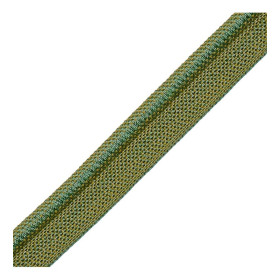 Passepoil sur pied 5 mm green et or 4356-230 PIDF | artapisserie.fr