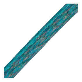 Passepoil sur pied 5 mm turquoise et saumon 4356-235 PIDF | artapisserie.fr