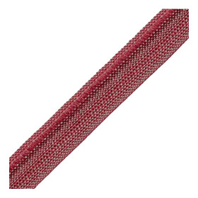 Passepoil sur pied 5 mm cerise et grège 4356-244 PIDF | artapisserie.fr