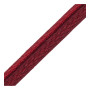 Passepoil sur pied 5 mm bordeaux et noir 4356-246 PIDF