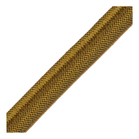 Passepoil sur pied 5 mm caramel et noir 4356-250 PIDF | artapisserie.fr