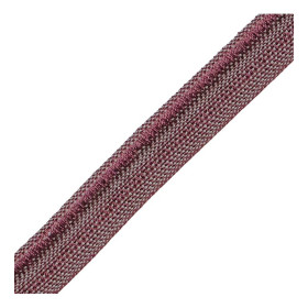 Passepoil sur pied 5 mm grenat et perle 4356-255 PIDF | artapisserie.fr