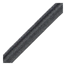 Passepoil sur pied 5 mm noir et blanc 4356-256 PIDF | artapisserie.fr