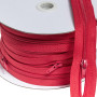 Fermeture à glissière 5 mm rouge vif - rouleau de 25 mètres
