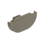 Embout court pour rail rideau DS - Taupe| Artapisserie.fr