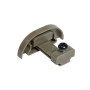 Embout long pour rail rideau DS - Taupe | Artapisserie.fr