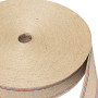 Sangle jute CS 811/850 85 mm à double rayure tricolore - 100m | artapisserie.fr