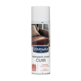 Nettoyant cirant express tous cuirs Starwax 300ml Image du nettoyant cirant cuir