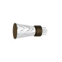 Lot de 2 embouts pommeau antic bronze effet bois D20 | Artapisserie.fr