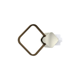 Embout Orluce antic bronze nickel brossé D28 | Artapisserie.fr