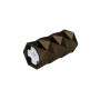 Lot de 2 embouts cylindre facette antic bronze D20 | Artapisserie.fr