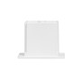 Embout long pour rail rideau CS Recess - Blanc | Artapisserie.fr