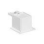 Embout long pour rail rideau CS Recess - Blanc | Artapisserie.fr