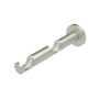 Support double berceau Ø28/28 Alu brossé 80/160mm | artapisserie.fr