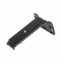 Support ajustable 8 cm noir mat Forest avec cache | artapisserie.fr