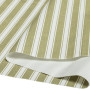 Tissu Cale anti-duvet et plumes 230g/m², rayé kaki et blanc