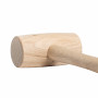 Maillet en bois ø50mm tête de frappe 45mm | artapisserie.fr