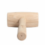Maillet en bois ø50mm tête de frappe 45mm | artapisserie.fr